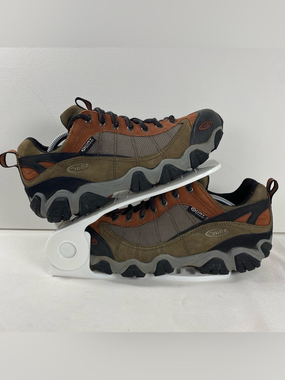 Oboz Firebrand II Low B-DRY Mens 9 Wide Waterproof Hiking Shoes Brown